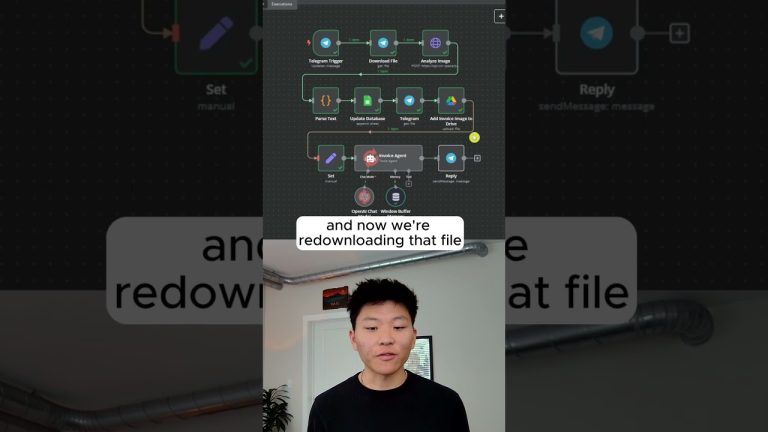 This Invoice Agent Analyzes Images in n8n  #techtok #agentgpt #artificialintelligence #n8n
