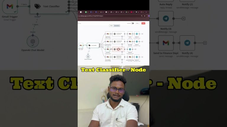 Automate your Gmail completely! Text Classifier Node #n8n #aiautomation
