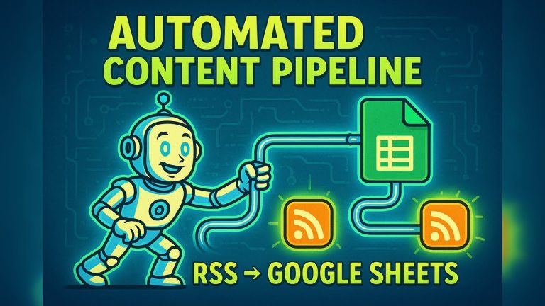 How I Built an RSS Automation Workflow for Text Posts in N8N (5 Easy Steps) in less than 5 minutes.