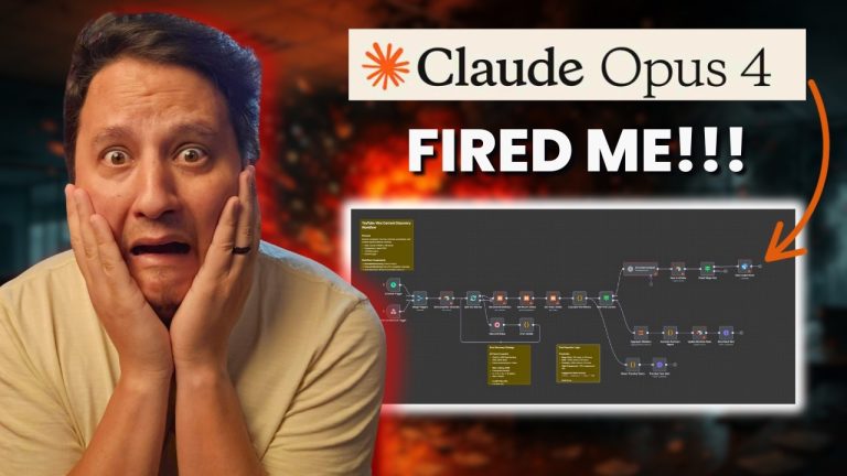 QUICKLY Generate n8n Workflows Using Claude 4 Opus (FREE TEMPLATE)
