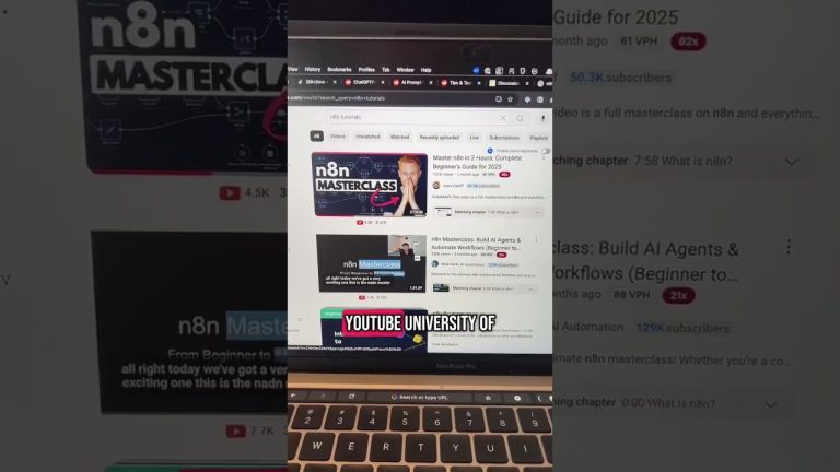 Learn n8n AI agents automation