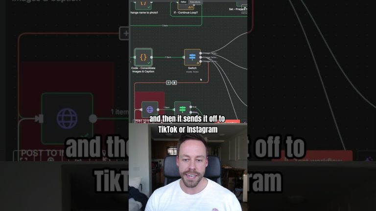 This n8n automation automatically creates + posts carousels to IG and TT