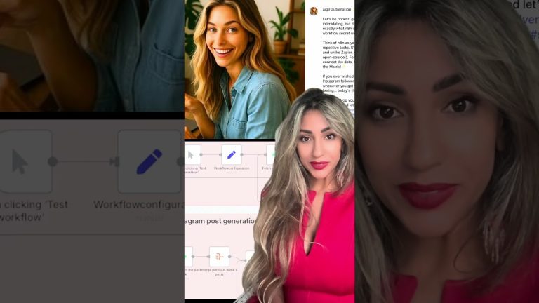 I created 4K+ AI influencer automation ( FREE n8n template!)  #nocode #n8n  #aiinfluencer #aiagents
