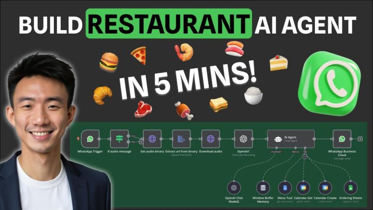Build Your Restaurant AI Agent in 5 minutes (Steal This Template!)