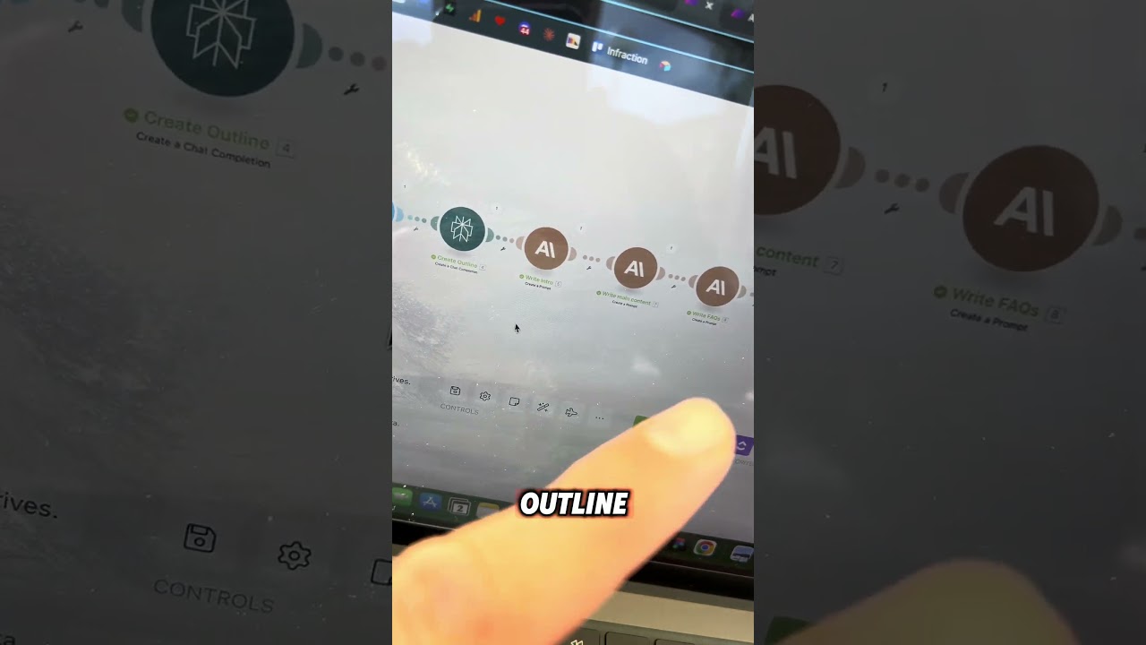 This Make.com automation uses #ai chaining. Step-by-step tutorial and templates in description!
