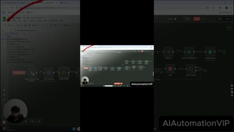 Scrape leads from Google Maps. #automation #automatedsolutions #artificialintelligence #n8n