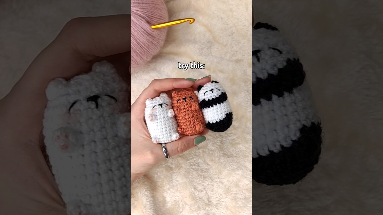 Crochet Lovers💖✨All The Tutorials In My Channel🌼#crochet #beginnercrochet #amigurumi #shorts