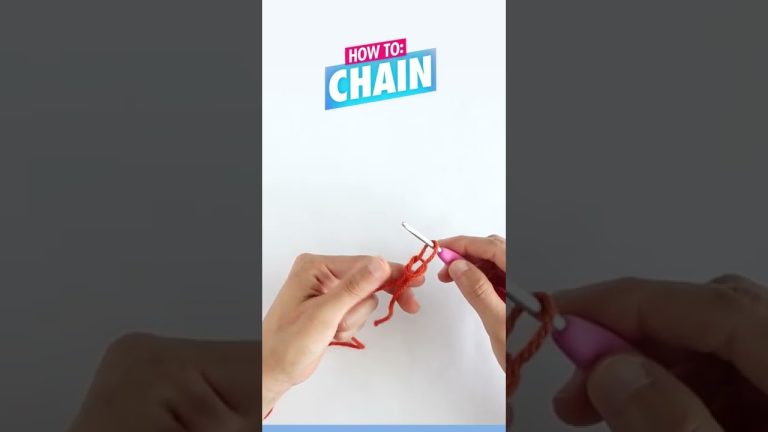 How to Crochet: Making a Chain (CH) - Beginner Amigurumi Tutorial