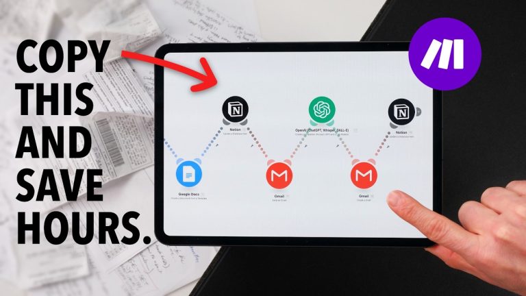 I Built An Invoice AI Assistant with ChatGPT! Make.com Automation Tutorial