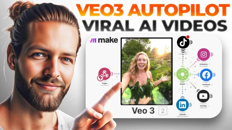 Google Veo 3 + make.com = Viral AI Videos on Autopilot (FREE Blueprints Inside 🚀)