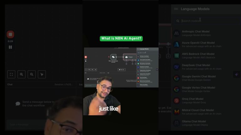 What is n8n ai agent? How does it work? #ai #agent #n8n #chatgpt #openai
