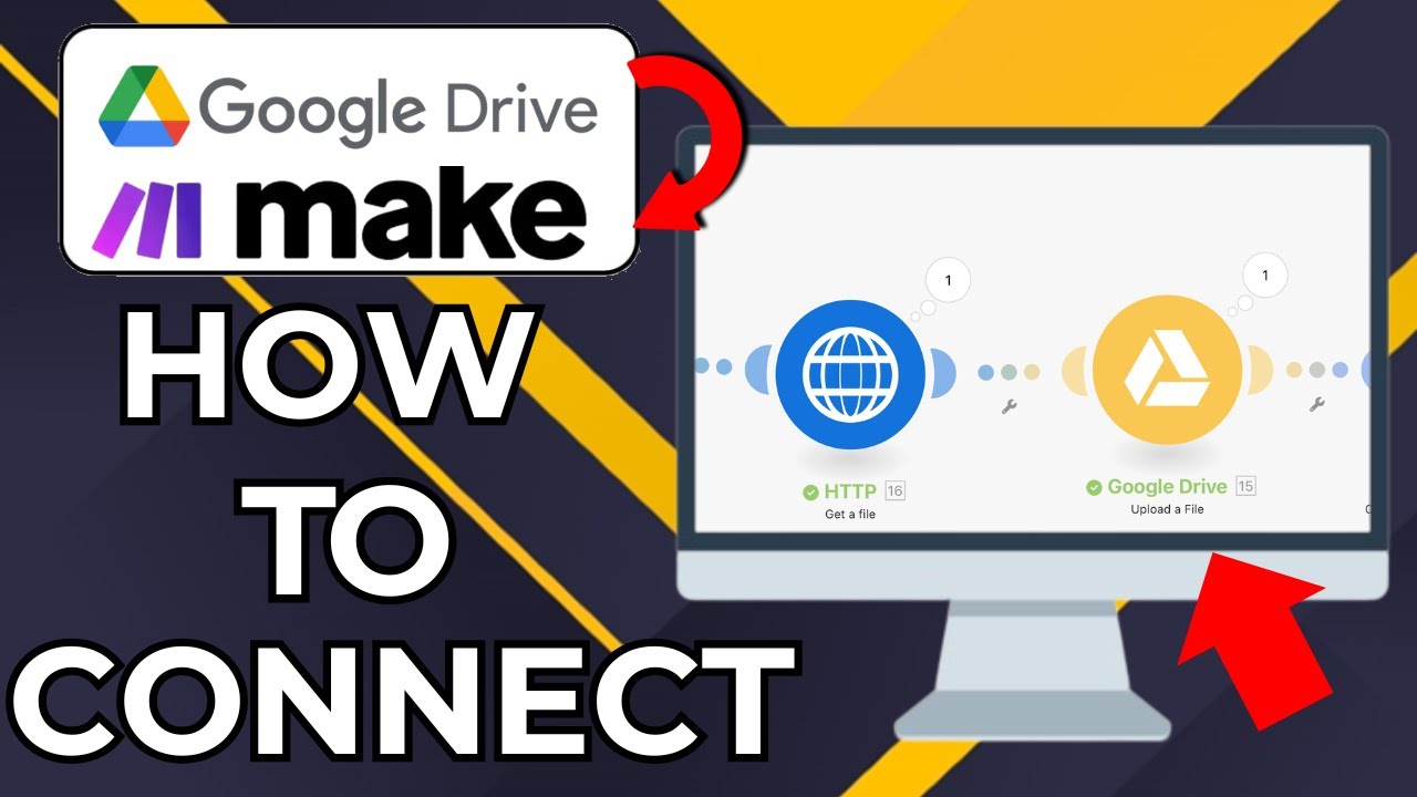 HOW TO CONNECT GOOGLE DRIVE WITH MAKE.COM (2025)