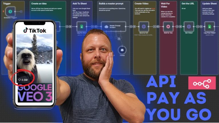 Veo 3 API N8N Automation - Create Yeti Viral Video Automatically