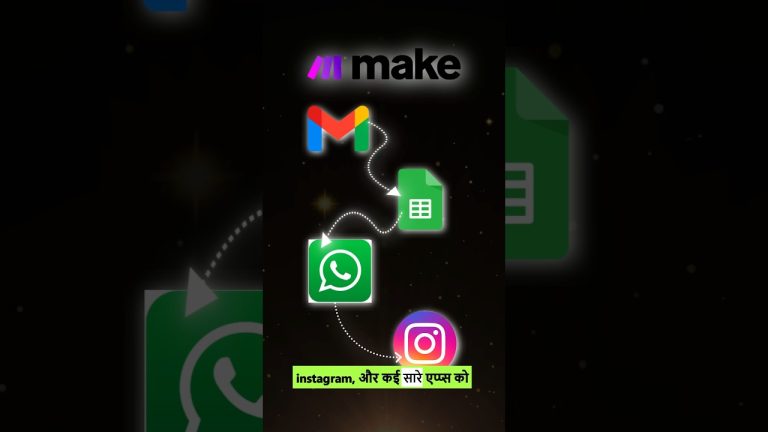 Use Make.com to Automate Google Forms, Gmail & Whatsapp