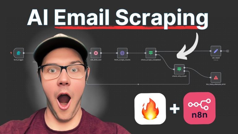 Collect Emails from Any Site with AI (free n8n template)