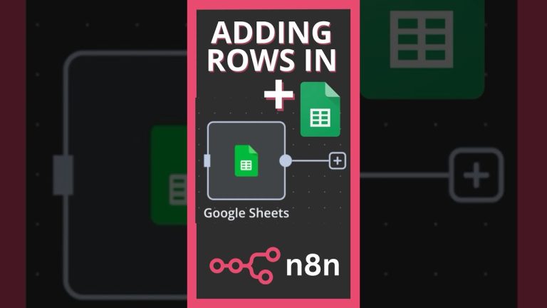 n8n Tutorial: How to Add Rows in Google Sheets with n8n #aiautomation #automation #n8n
