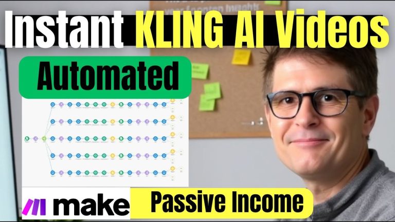 100% Automated: Passive Income with Kling AI Video and Make.com
