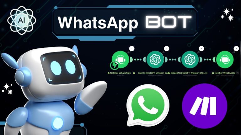WhatsApp AI Bot Tutorial: Automate Your Business Using Make.com (Beginner Friendly)