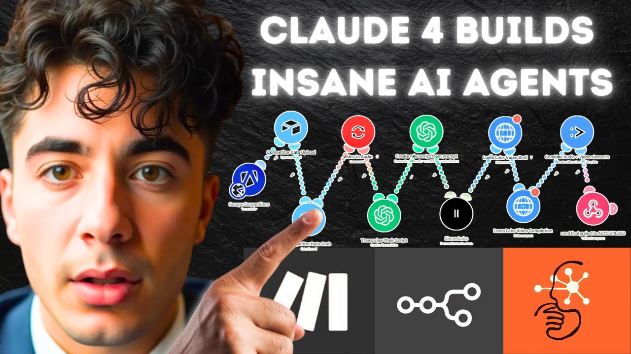 How to Build AI Agents 1000x Faster in Make/N8N with Claude 4