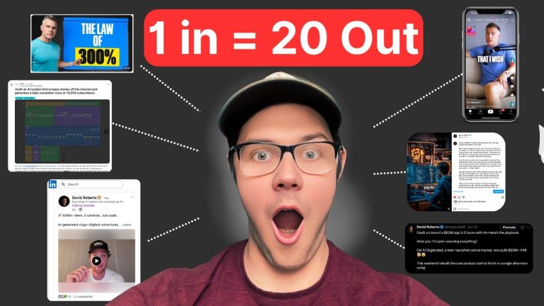 Content Repurposing FACTORY. 1 YouTube Video = 25+ Viral Assets (free n8n template)