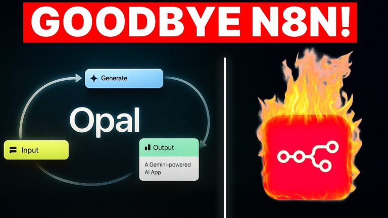 NEW Google Opal DESTROYS N8N? (FREE!)  🤯