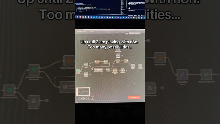 Can’t sleep with an unfinished build 💔 #ai #aiassistant #n8n #automation #chatgpt