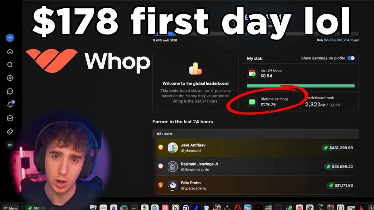 how to make money with whop clipping