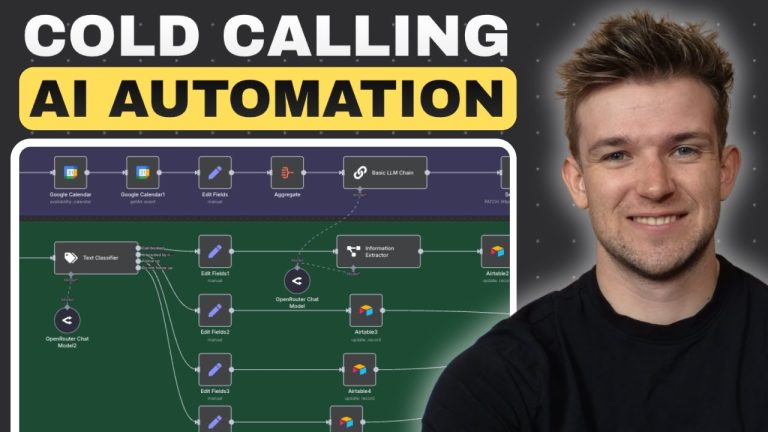 This AI Cold Caller Books Appointments Automatically + FREE Template (n8n & VAPI Tutorial)
