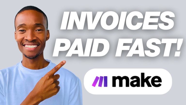 How to track & send invoice follow-ups using Make.com | Full Tutorial | No Code | Automation |