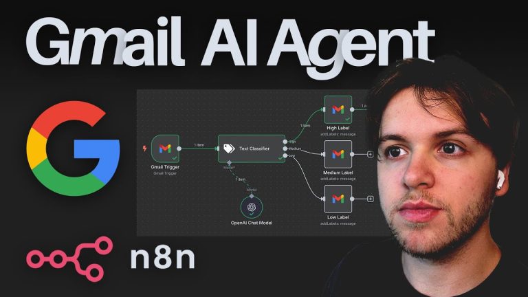 I Built an AI Agent to Manage my Gmail (free n8n template, no code)