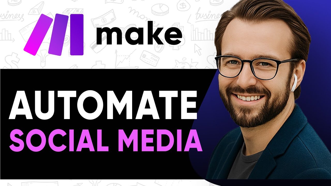 How To Automate Social Media Posts with AI (Make.com Automation Tutorial - 2025)