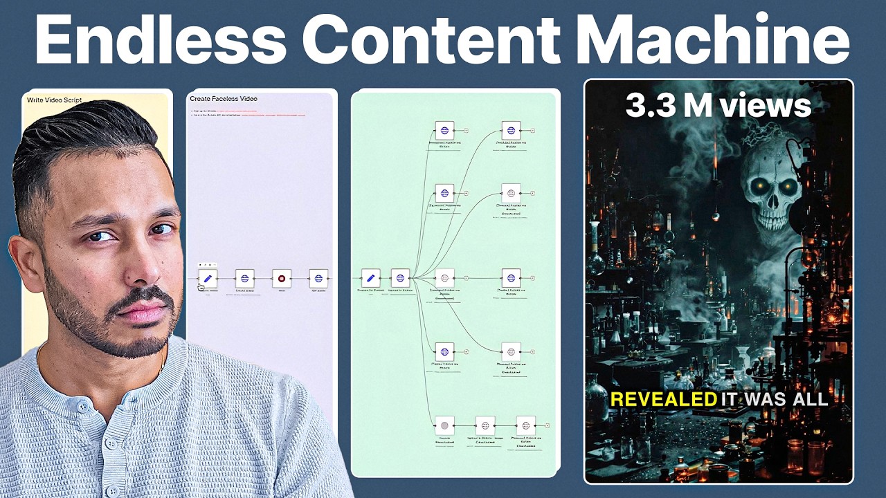 n8n AI Agent Creates and Posts Faceless YouTube Videos Automatically