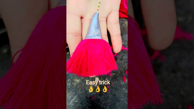 Simple And Easy Tassels /dhaga latkan😍 #shorts #sewinghacks