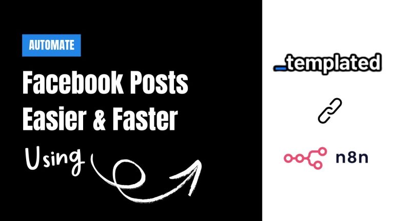 Automate Facebook Posts Easier & Faster with n8n and Templated