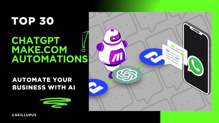 Top 30 ChatGPT Make.com Automations 🤖 | Automate Your Business with AI