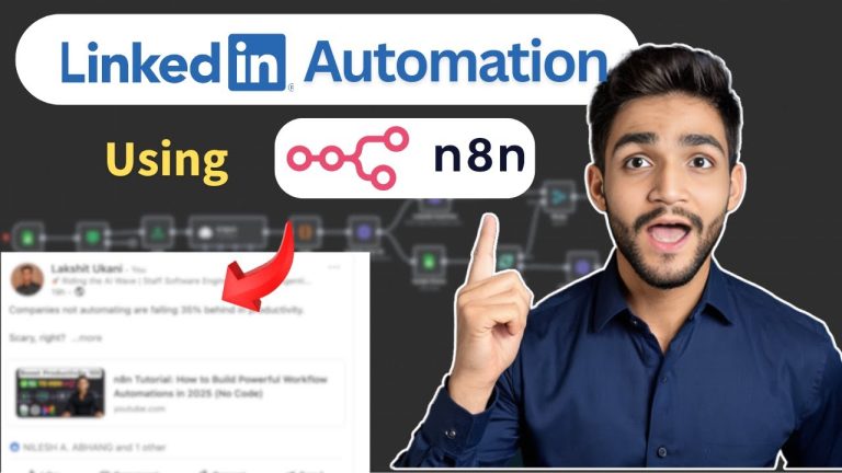 You Won't Believe How Easy Linkedin Automation Is using n8n