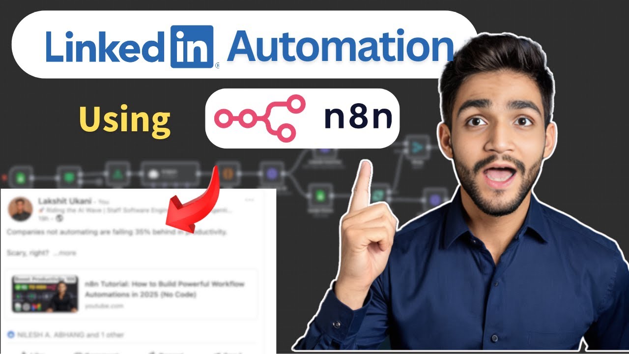 You Won't Believe How Easy Linkedin Automation Is using n8n