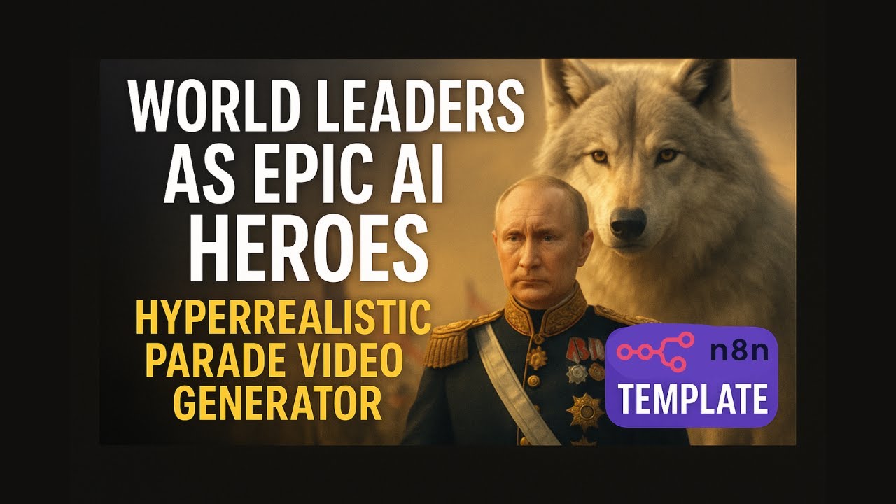 World Leaders as Epic AI Heroes – Hyperrealistic Parade Video Generator (n8n Template)