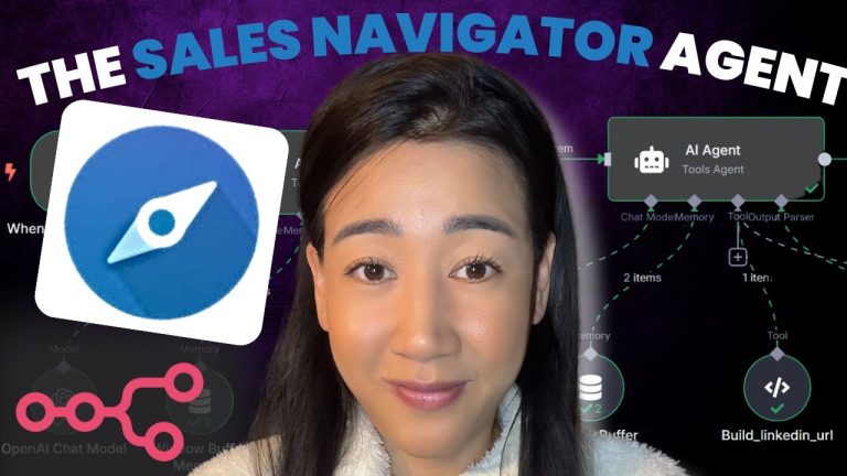 We built the Sales Navigator AI Agent (with n8n Automation)
