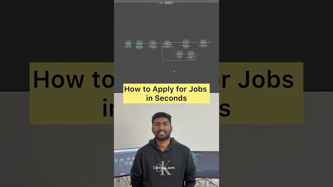 Apply for Jobs in Seconds with n8n #automation #tamil #n8n #tamiltech #jobs
