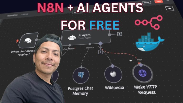Locally Host FREE n8n AI Agent Workflows
