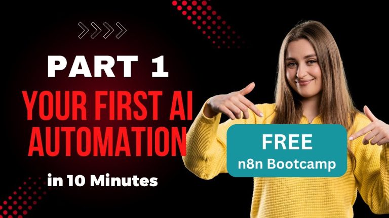 n8n automation for Beginners | Your First AI Automation