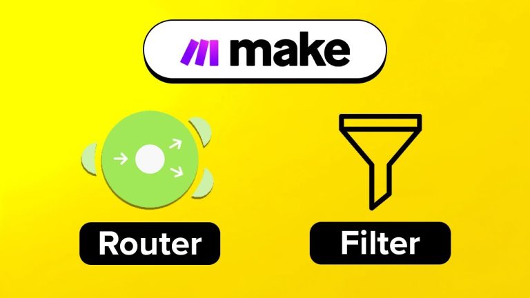 How ROUTERS and FILTERS work in Make.com