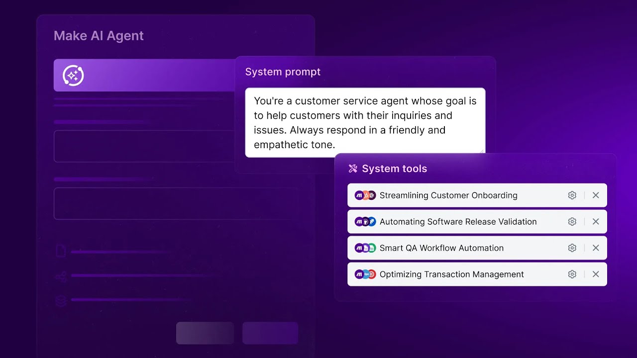 What are Make AI Agents | Features & How to get started