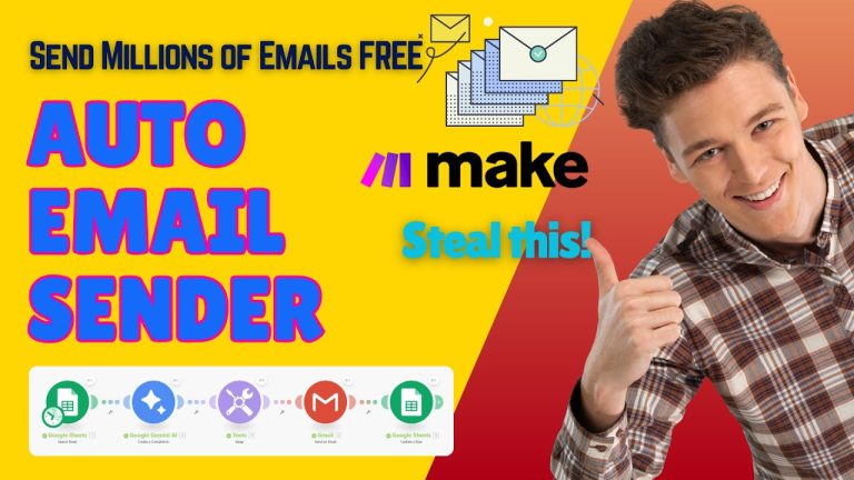 Auto Email Sender | Make.com Blueprint for Unlimited Email Automation