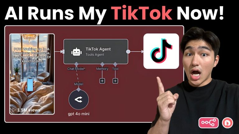 I Built the ULTIMATE TikTok AI Agent That Posts For Me Daily! (n8n Tutorial)