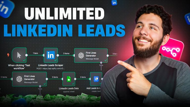 Build This Automated LinkedIn Lead System (N8N)
