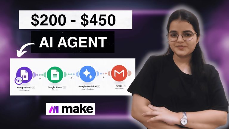 I Build a $400+ AI Agent with Make and You Can Copy It Too #automation  #emailoutreach #ai #nocode
