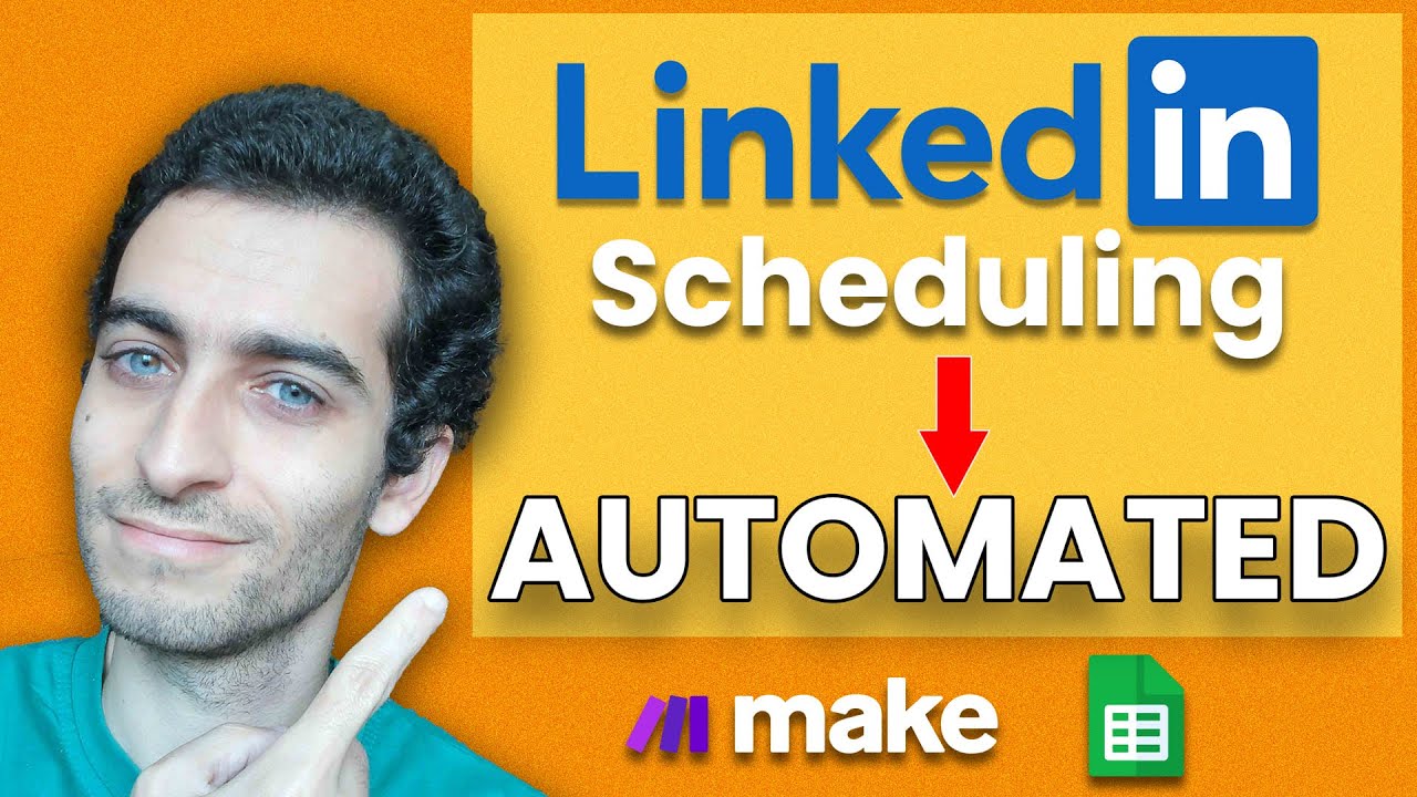 How to Automate ALL Your Linkedin Posts using Make.com (Easy Method)