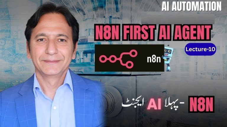 AI Automation Lecture 10 - n8n First AI Agent
